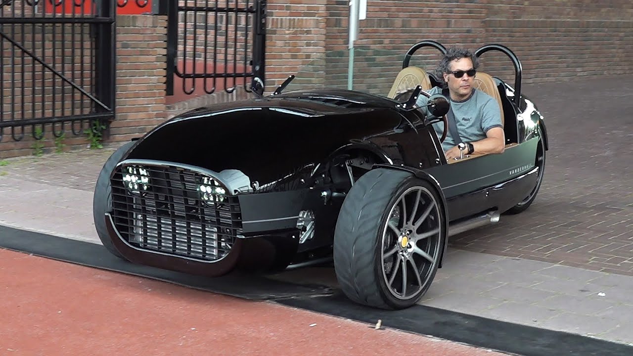 Van der Hall Venice Roadster - Exhaust Sounds on the Road!