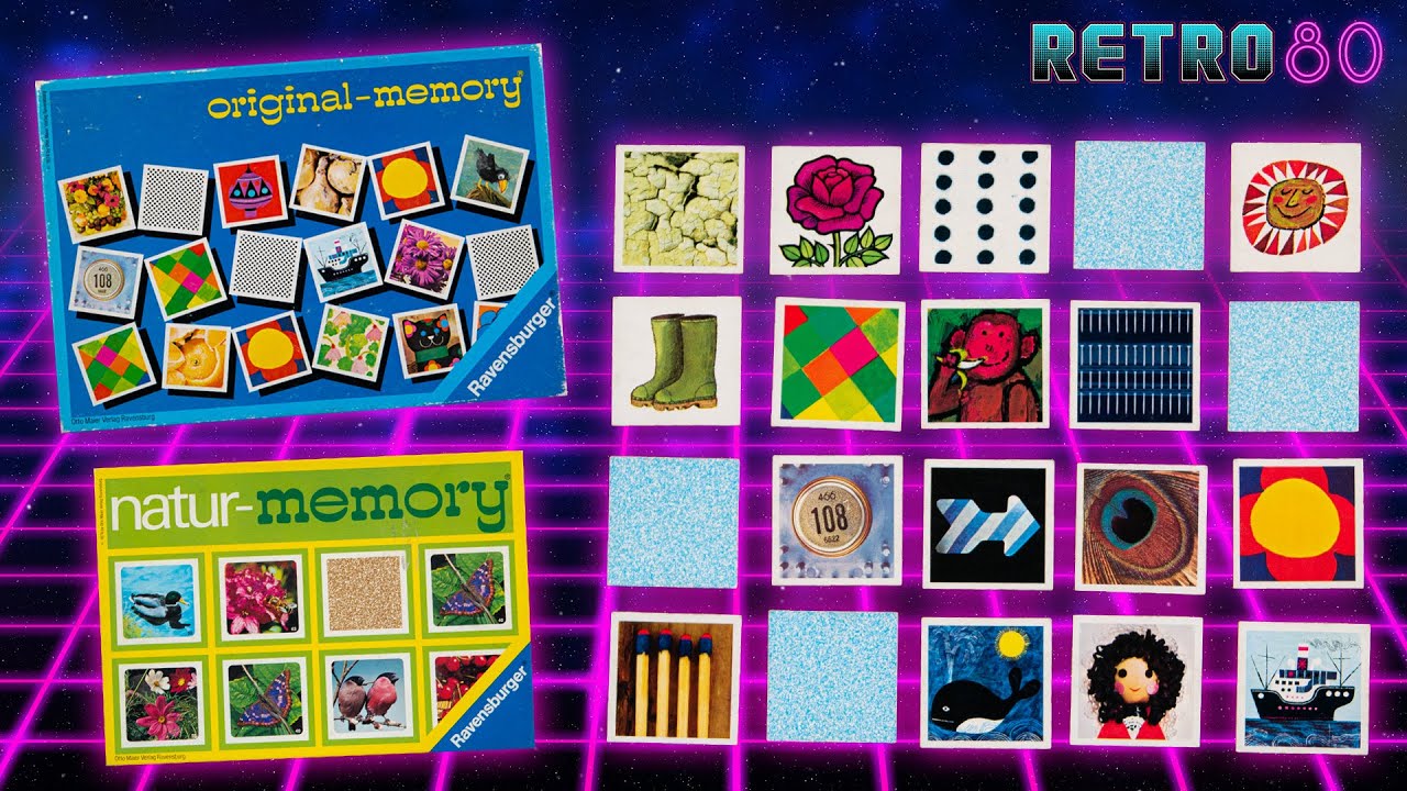Ravensburger Memory & Natur-Memory von 1974