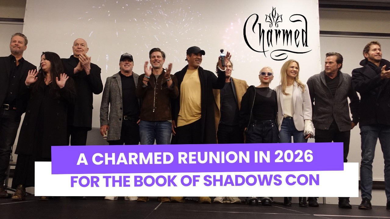 Opening ceremony of the Book of Shadows Con with the cast of Charmed in Paris - day 2
