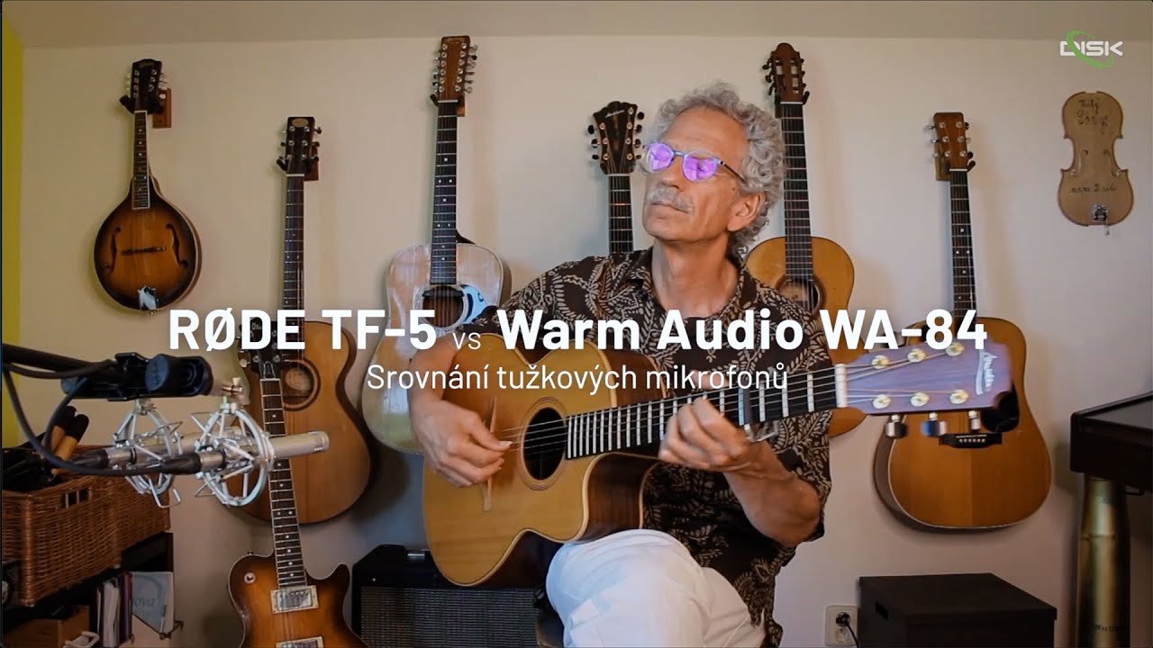 RODE TF-5 a Warm Audio WA-84 - srovnání tužkových mikrofonů (Tony Ackerman - Blackbird)