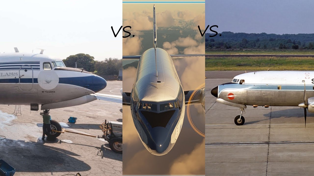 DC-4 vs. DC-6 vs. DC-7 Comparison