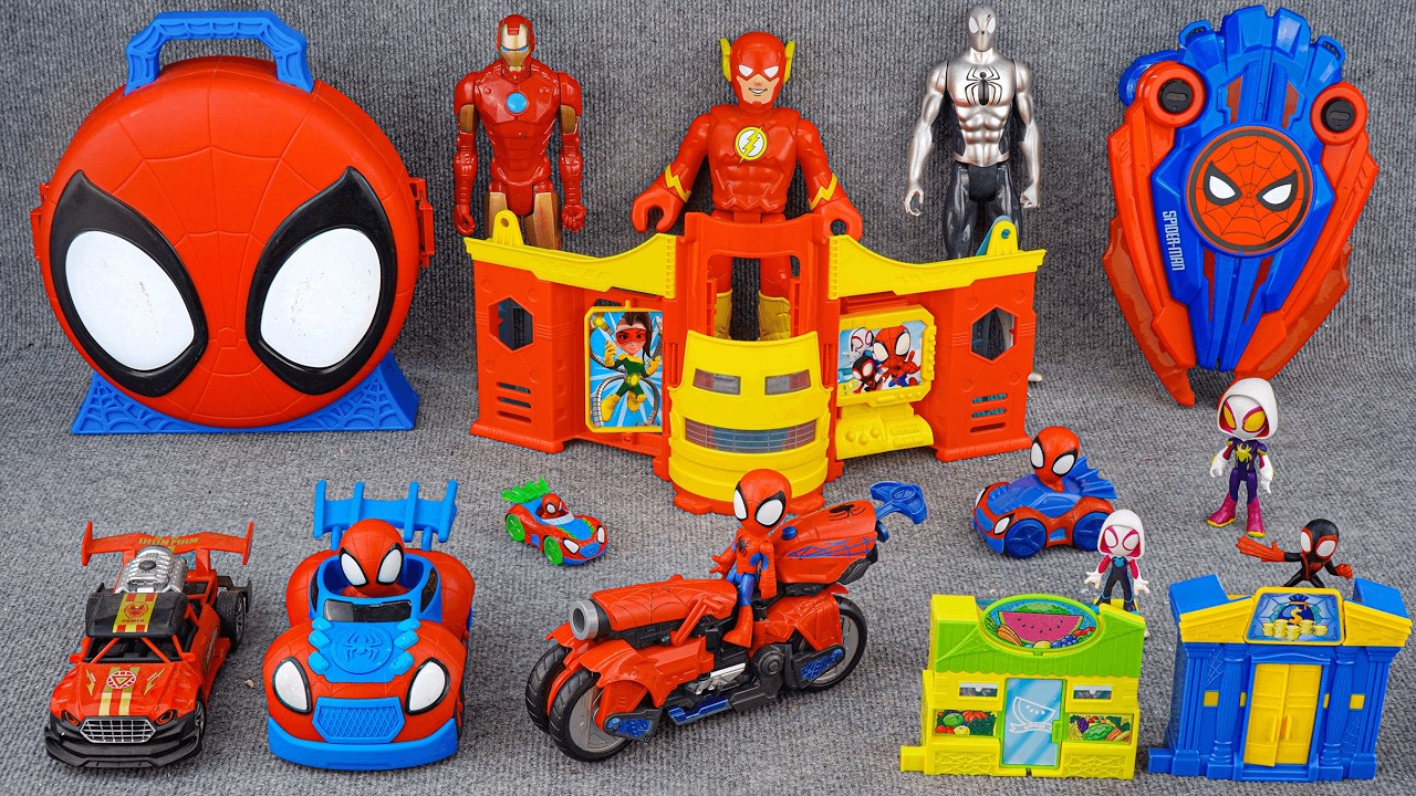 Marvel Spiderman Collection Unboxing Review| LEGO Action Launch Carry Case | Iron Man Stark Tower