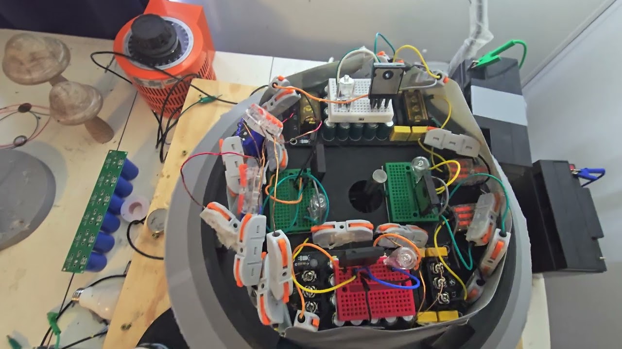 Counter rotating DC pulse motor 1drive