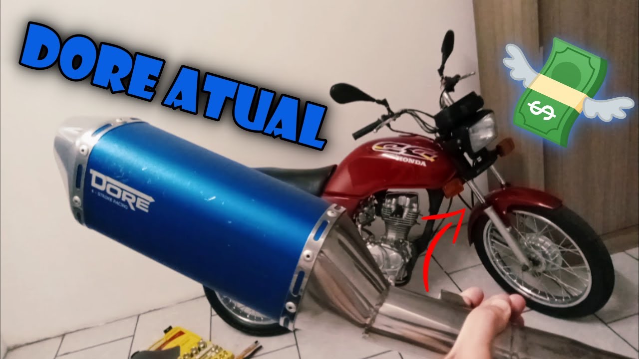 Novo Escapamento da Titan 99 Preparada, Dore Atual