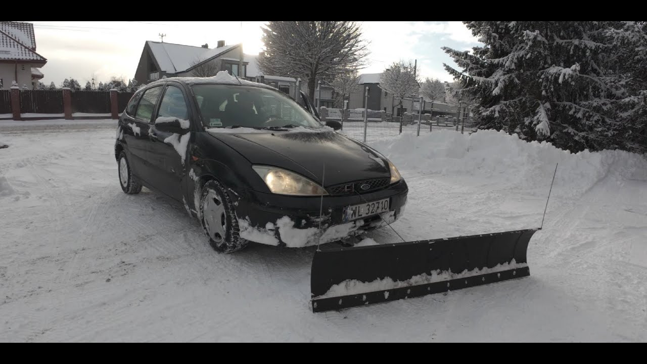 #2 MOD z tych niezbędnych: ford focus + pług vs nagły atak zimy