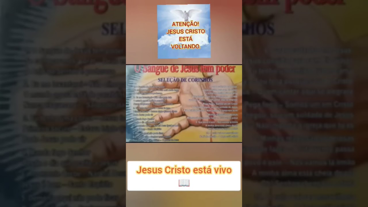 SELE&Ccedil;&Atilde;O DE CORINHOS - O SANGUE DE JESUS TEM PODER. #fe #deus #jesus #reflex&atilde;o