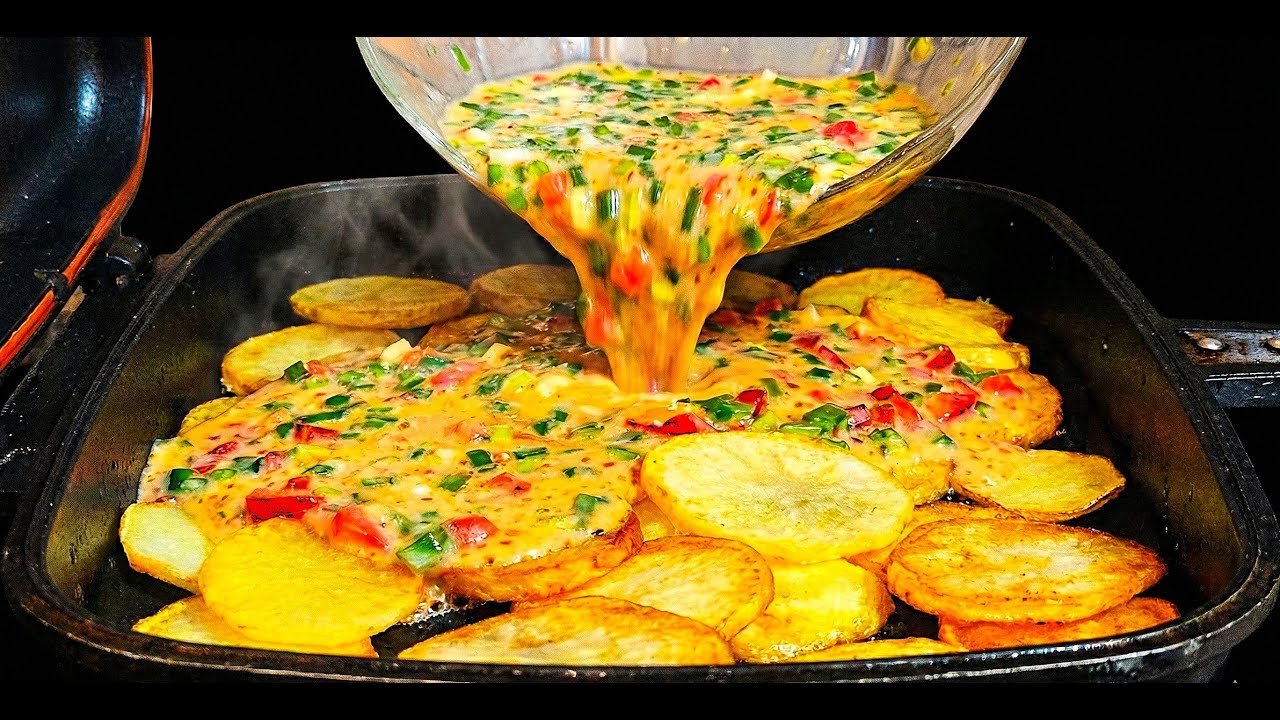 Potatoes and Eggs Better Than Pizza ! Easy Daily Recipe