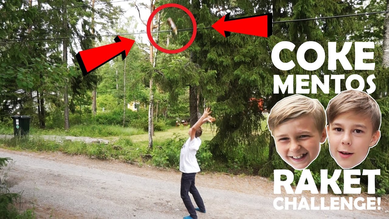 COKE MENTOS RAKET CHALLENGE! *fett blöta!*