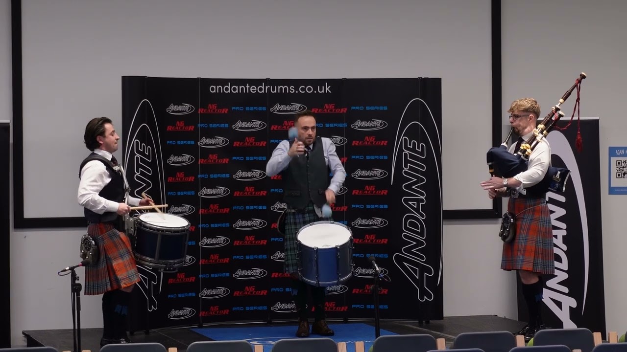Jordan Bailie Adult Tenor Final @ 2024 World Solo Drumming