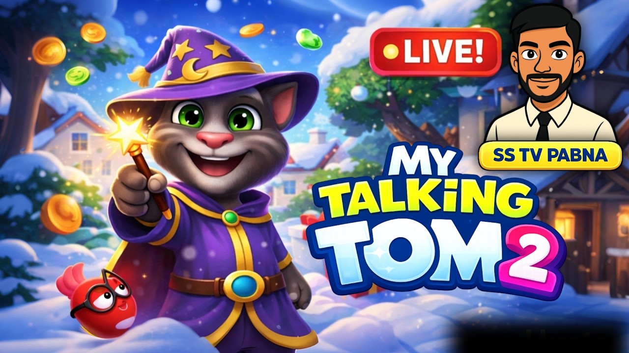 LIVE NOW! My Talking Tom 2 | Lots of Fun | Cute moments | Relaxing gameplay | SS TV PABNA