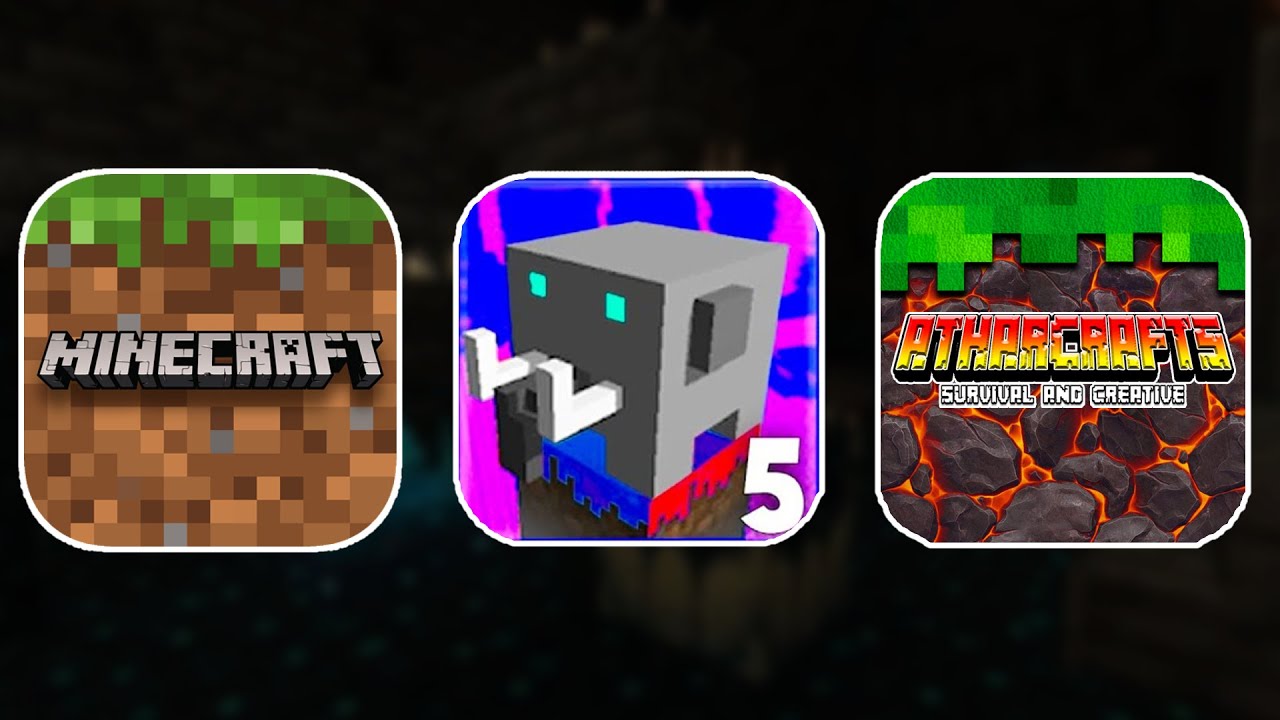 Minecraft PE NEW BETA UPDATE VS Craftsman 5 VS ATHARCRAFTS - Which one is BETTER!! (Game Comparison)