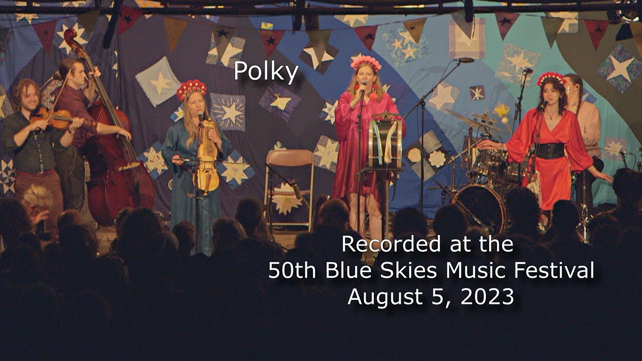 Polky performance at the Blue Skies Music Festival - August 5, 2023