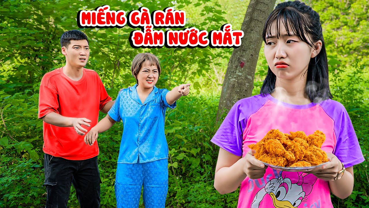MIẾNG GÀ RÁN ĐẪM NƯỚC MẮT! Mẹ Hậu Đậu Hiểu Lầm Hạt Tiêu Rồi - Táo Xanh TV