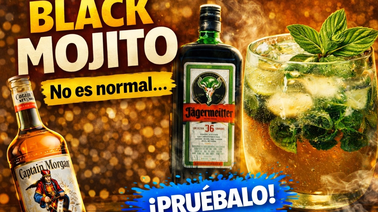 Black Mojito 🖤 | El Mojito Oscuro que Nadie Te Enseña
