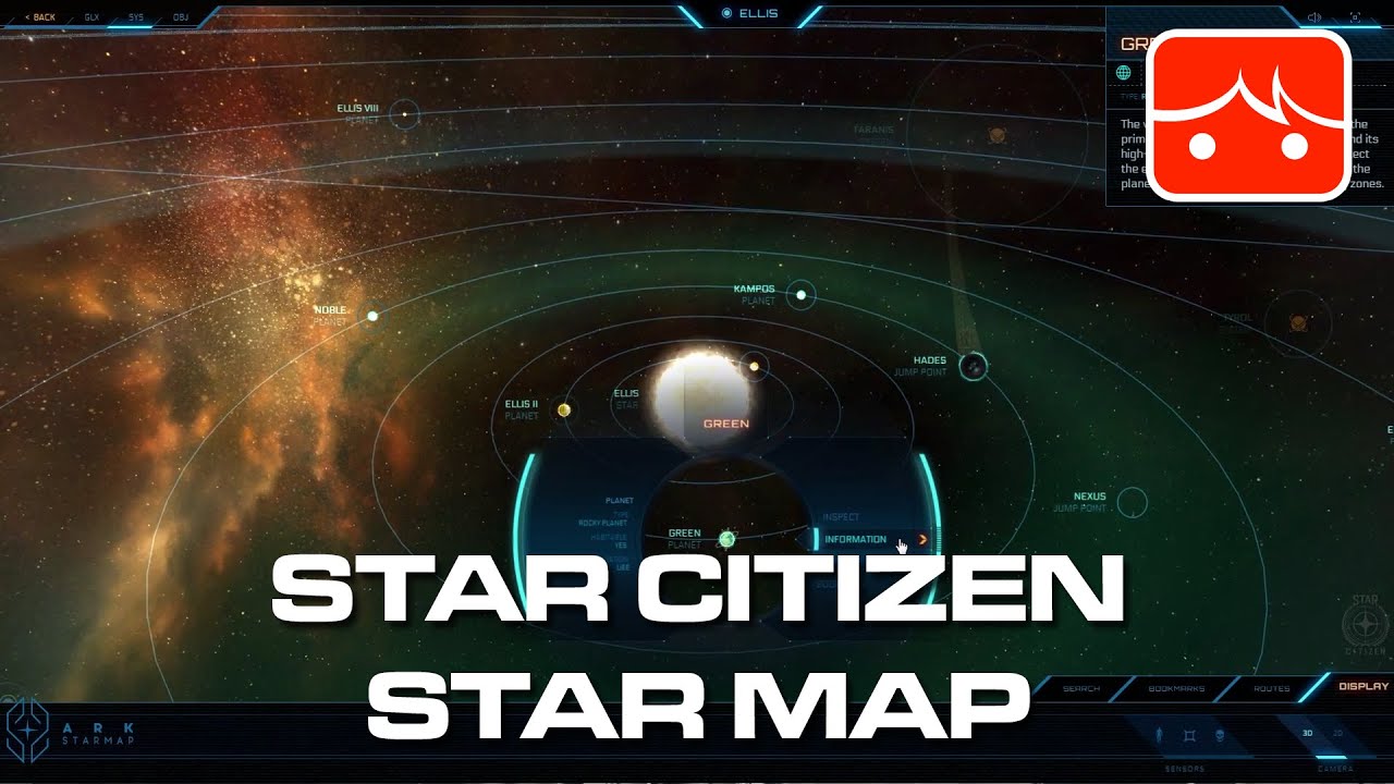 Star Citizen - Introducing The Persistent Universe Star Map