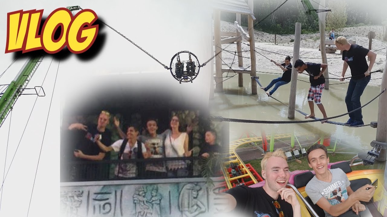 EFTELING/KERMIS HELMOND VLOG - IN DE BUNGEE MET GINO! | DAS OMEN! | LOONSCHE LAND!