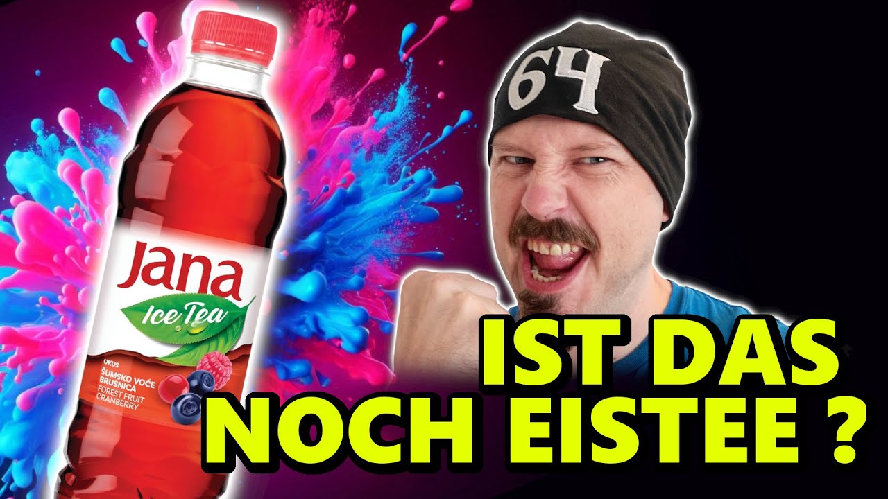 Ist Jana Eistee Waldfrucht noch ein Eistee? Der Getränke Test 🔍