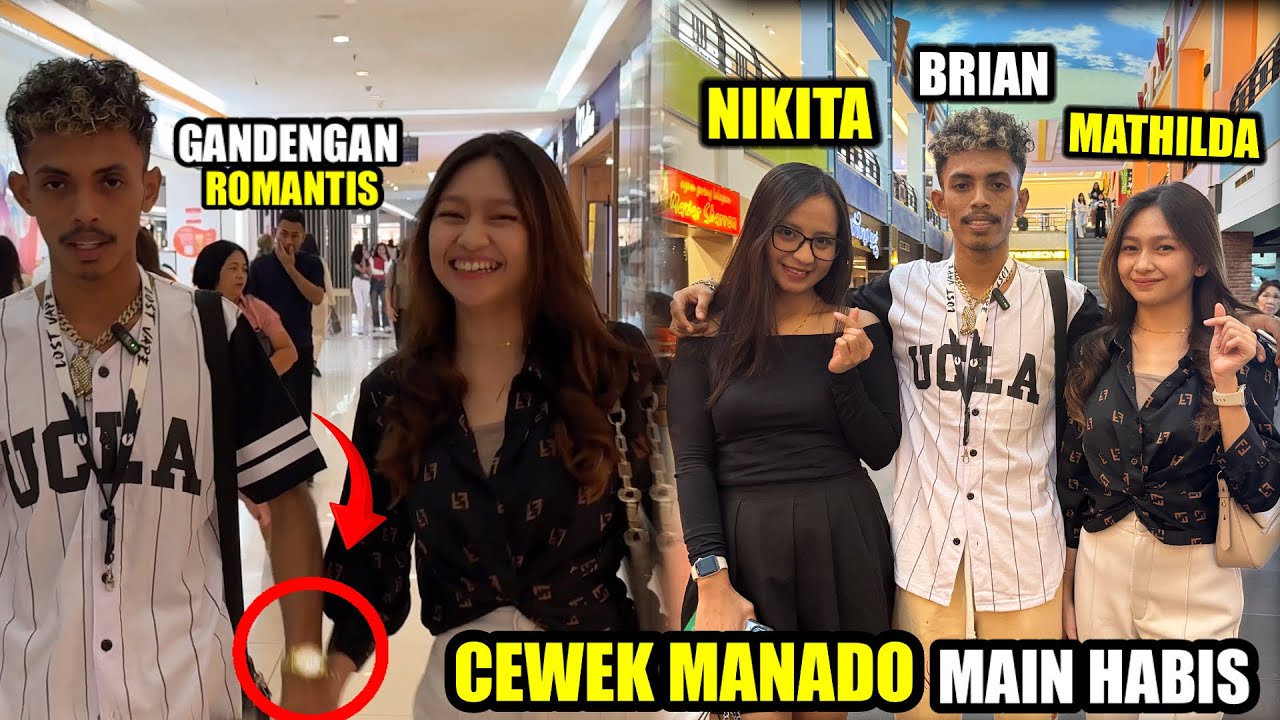 KETEMUAN SAMA MATHILDA DAN NIKITA DI MANTOS (MANADO)#CEWEKMANADOMAINHABIS#BRIANPERULU