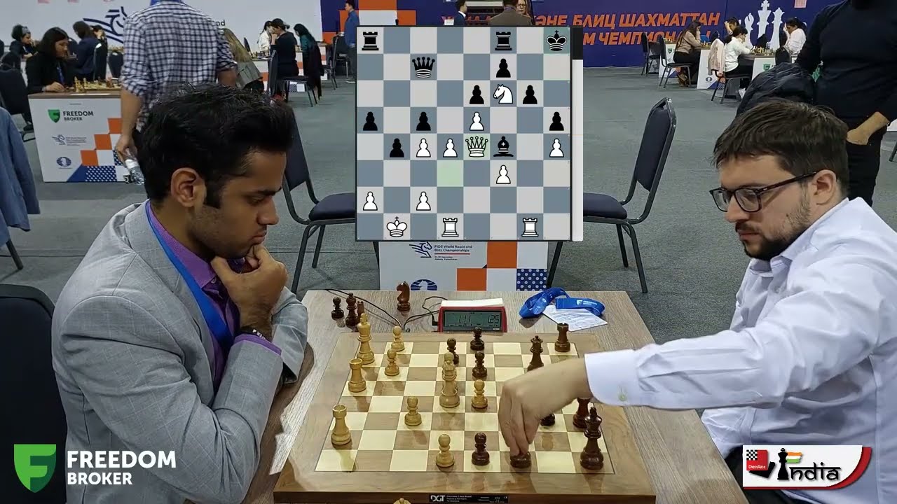 Arjun Erigaisi has nerves of steel, beats MVL | World Rapid 2022