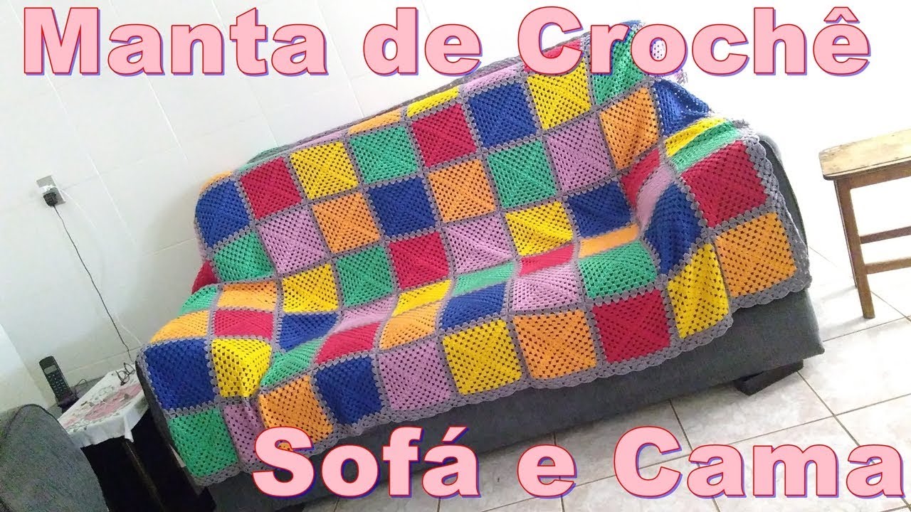 Como fazer uma Manta de Sofá em Crochê?