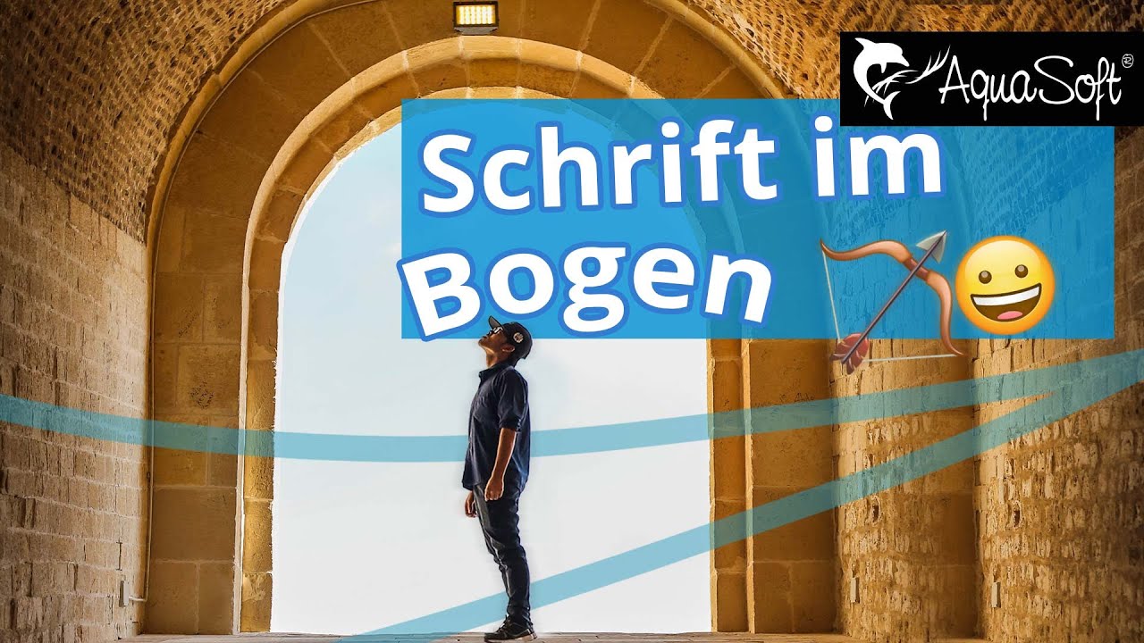 ANLEITUNG | Schrift im Bogen 🧾🏹