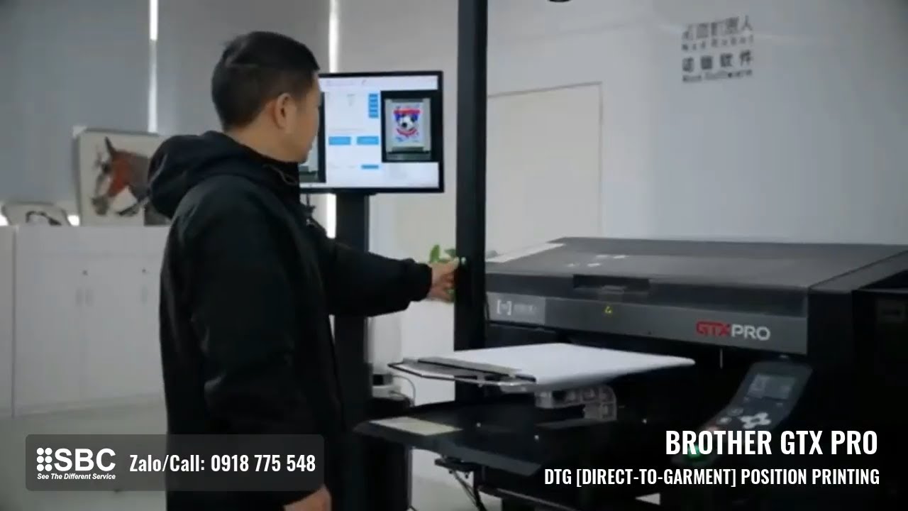 Precision Perfected: Brother GTX Pro DTG Position Printing Redefines Garment Decoration