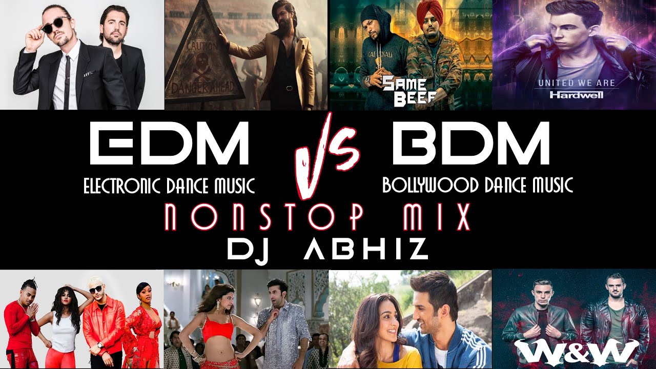 EDM Vs BDM - NonStop Mix - DJ Abhiz | Bollywood | EDM | House | Bigroom | Old Vs New