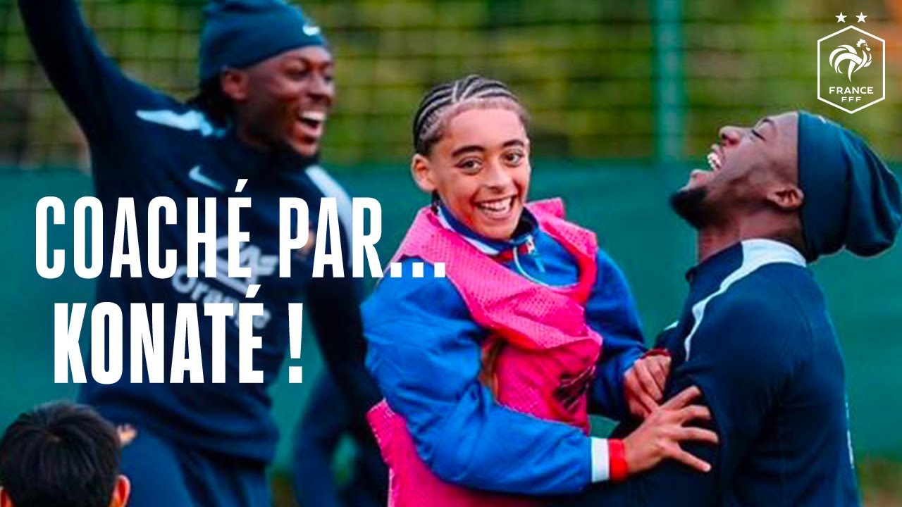 Entra&icirc;nement de r&ecirc;ve avec Ibrahima Konate !