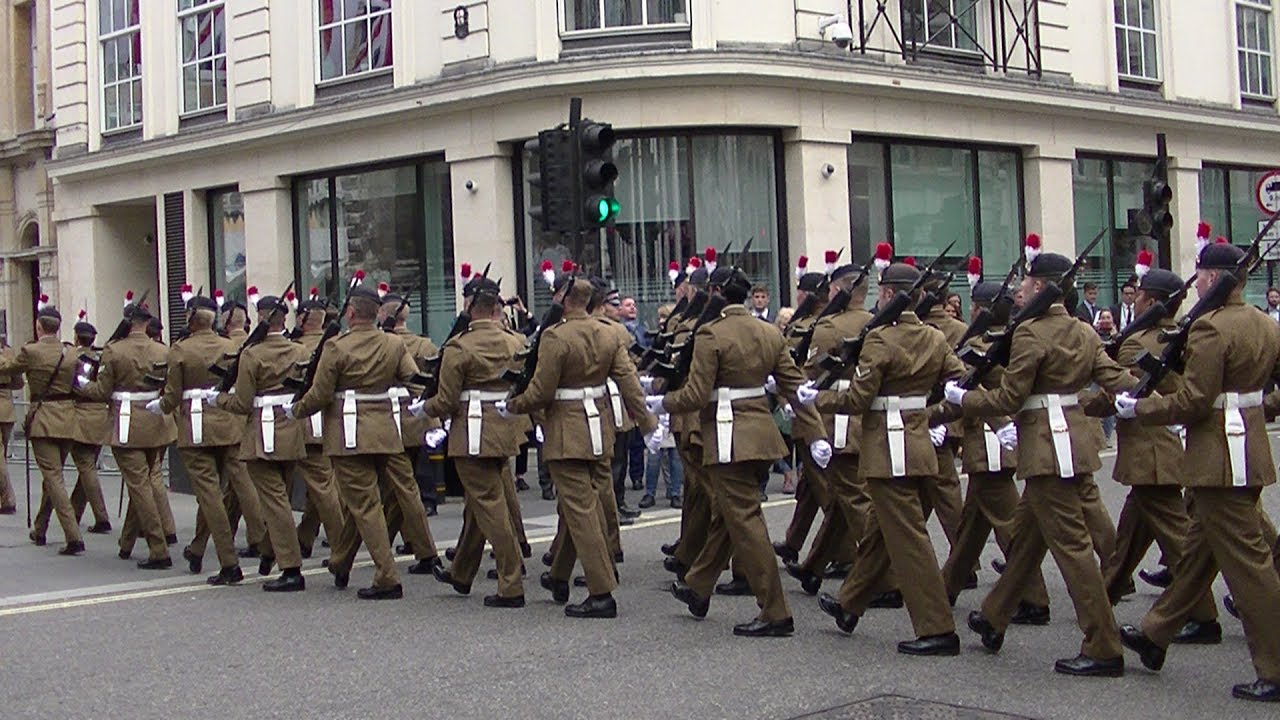 Fusiliers 50th City of London Freedom of the City Parade