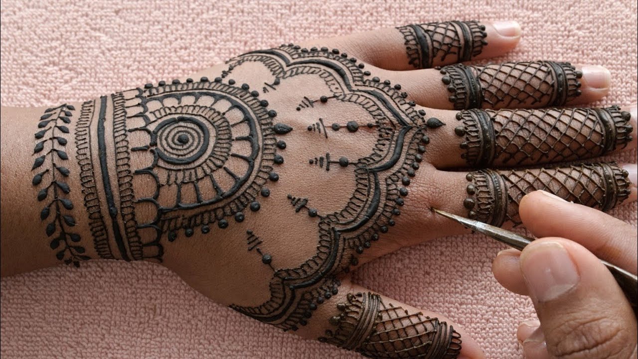 Back Hand Mehndi Design || New Mehndi Design || Beautiful Mehndi Design #mehndidesign #hennadesign