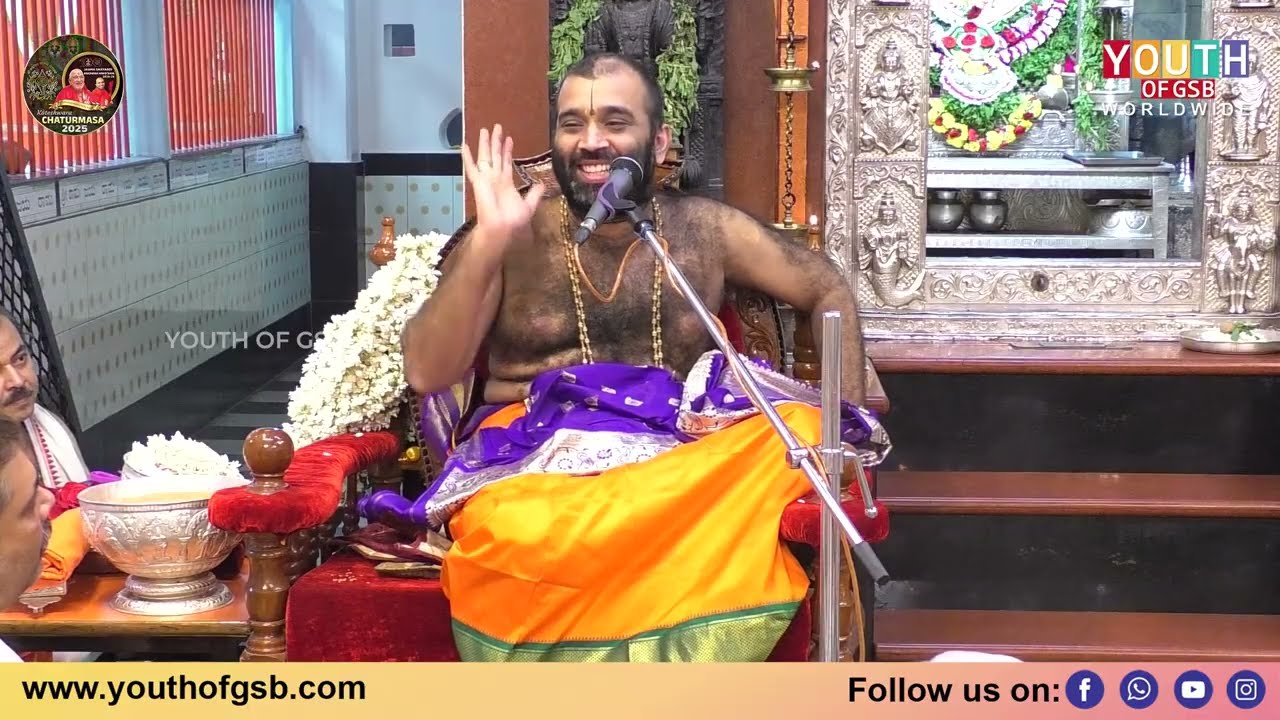 Nirgamana of HH Shrimadh Samyamindra Thirtha Swamiji next Mokkam from Koteshwara to Shirali.