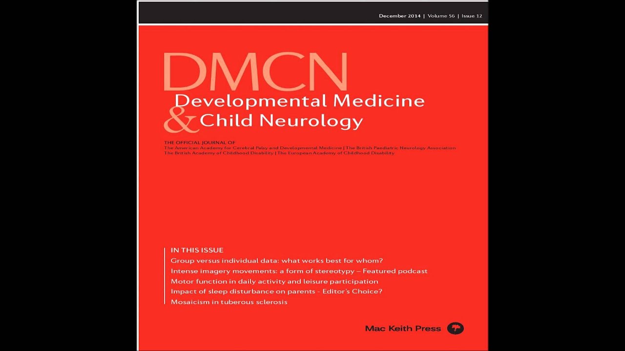 Motor Stereotypies: Intense Imagery Movements | Sally Robinson & Roger Freeman | DMCN