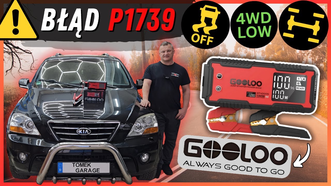 Problem z Napędem 4x4 ⚠️ Kia Sorento BL | Błąd P1739 | Gooloo GT4000S