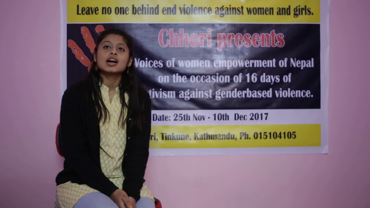 Prabisha Basnet women empowerment 16 days activisam