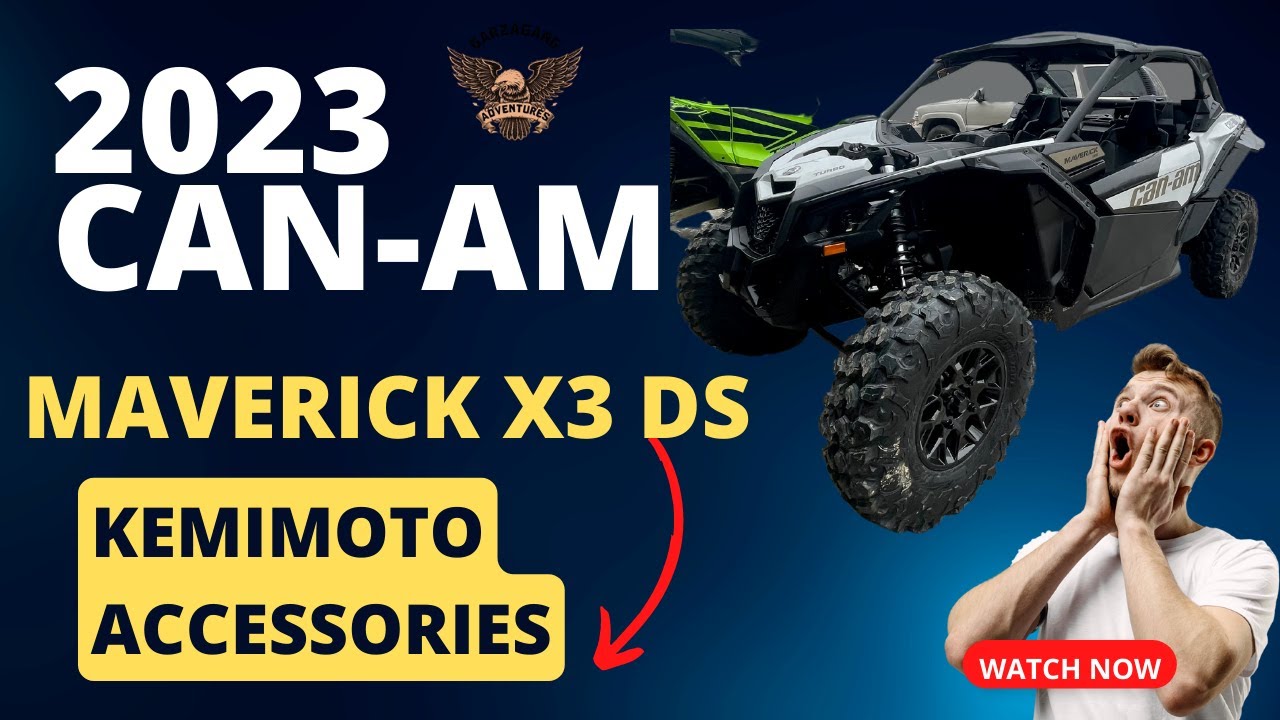 Первые дополнения к Can-Am Maverick X3 DS 2023 года...