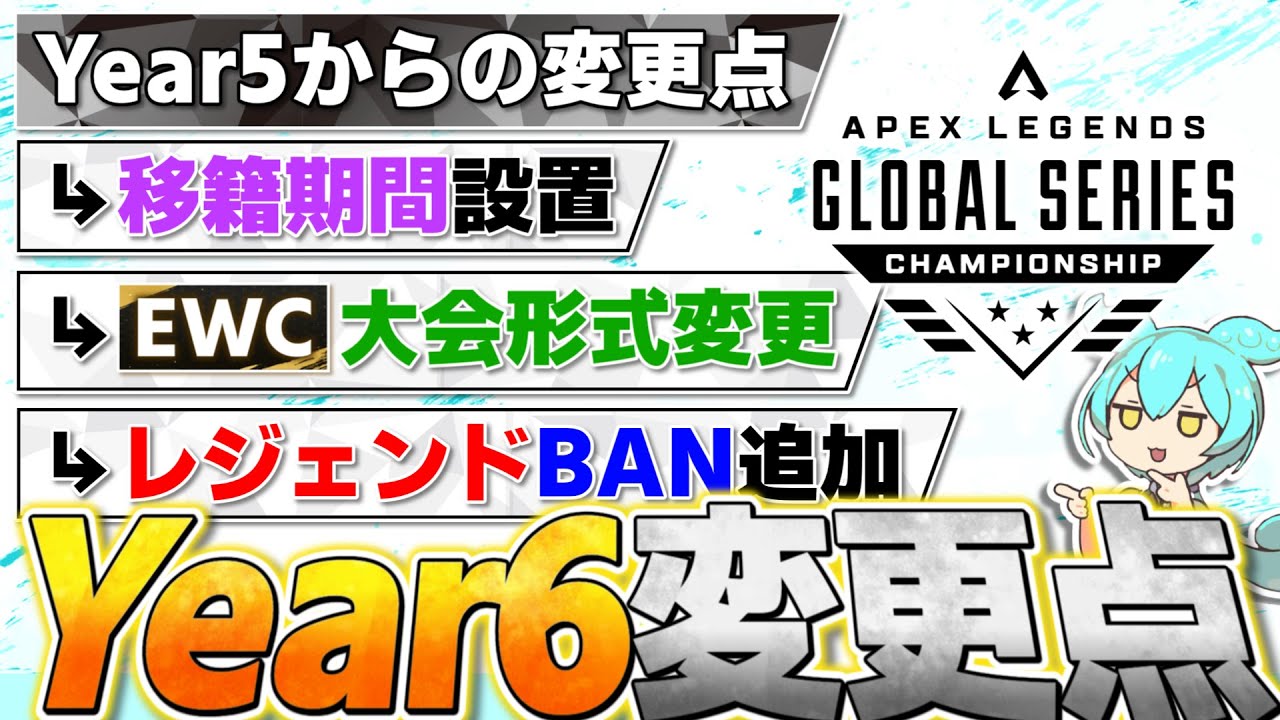【ALGS】最近発表されたYear6の「Year5からの変更点」を紹介するのだ【ずんだもん解説】【Year6】