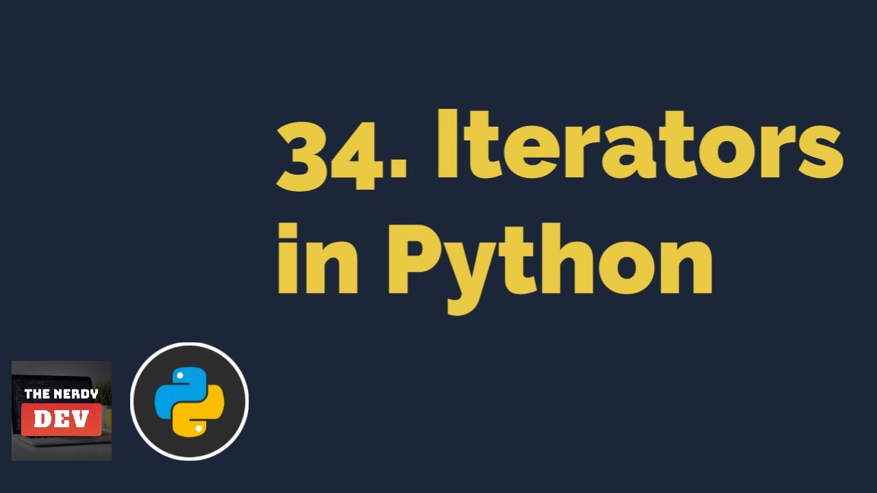 Iterators in Python  | Python Tutorials For Beginners