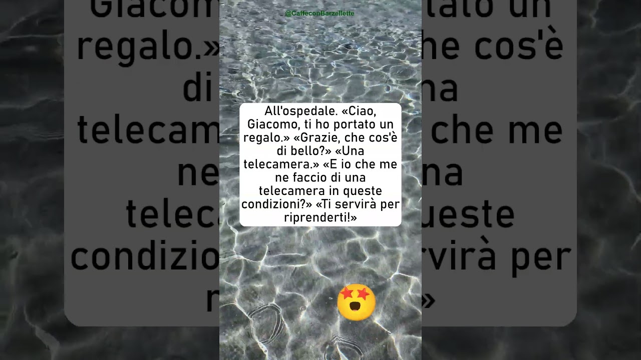 Guarigione in HD 📹😄