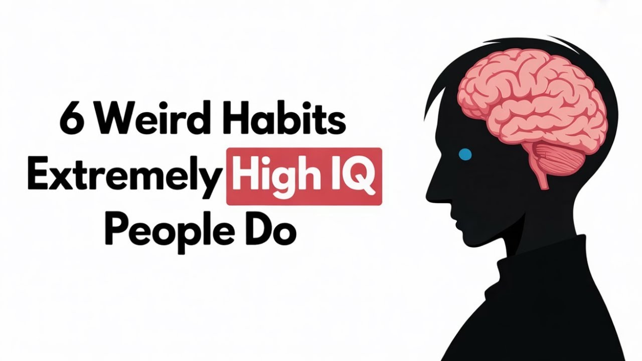 6 Weird Habits That Prove You Have an Extremely High IQ
