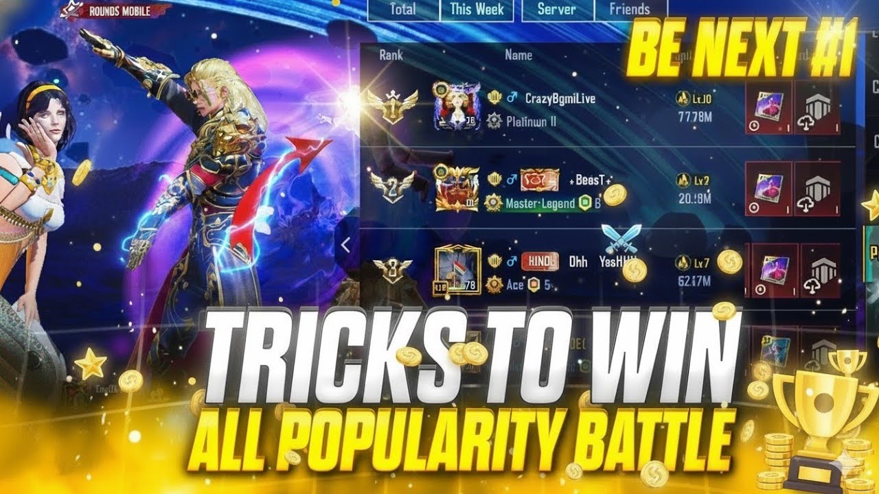 How to Win Popularity Battle in BGMI 🔥 Best 4v4 Team Strategy & Tricks ⚡ Free Popularity Tricks