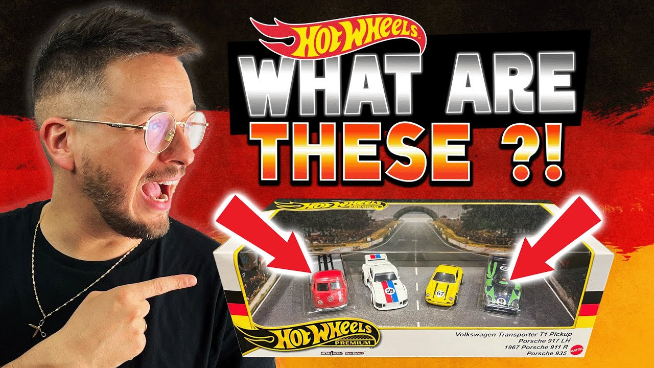 LEARN MORE ! UNBOXING Hot Wheels Premium PORSCHE display