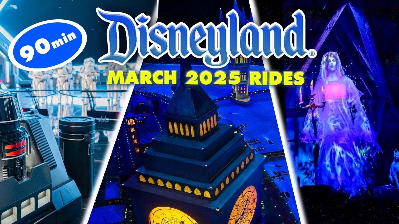 Disneyland Rides in March | Rise, Peter Pan, Haunted Mansion and MORE!