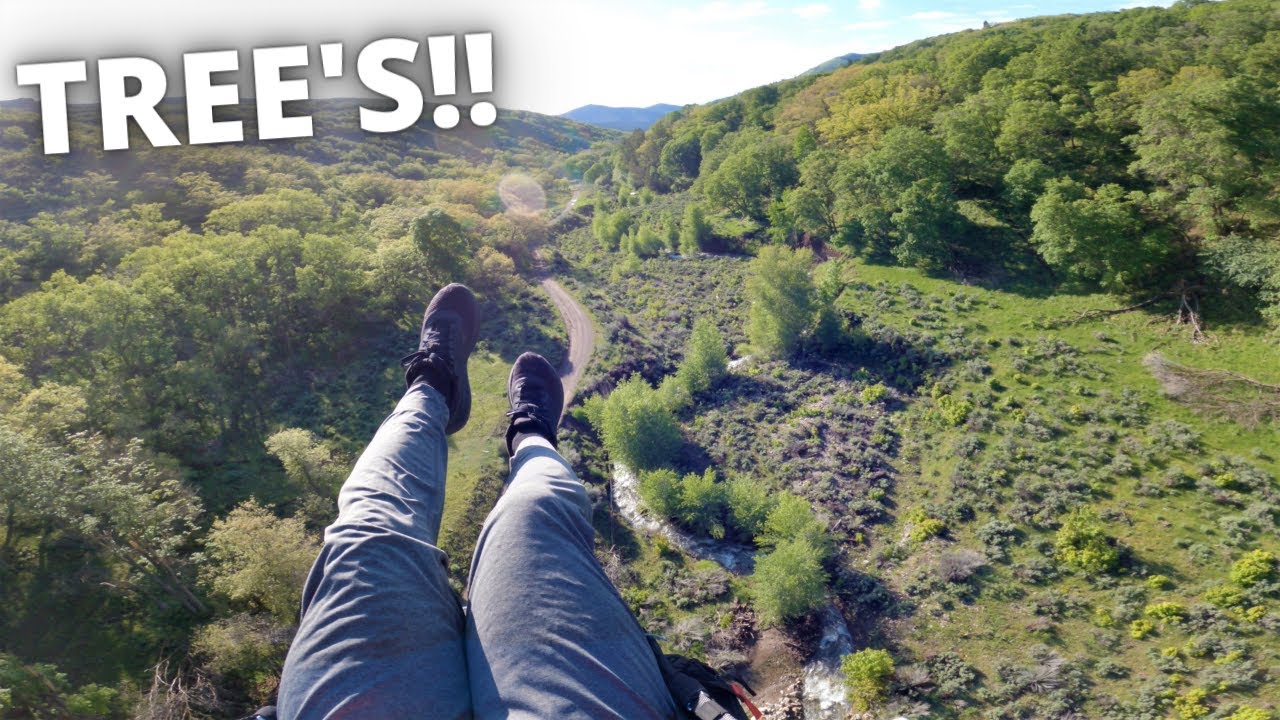 DODGING TREES ON MY PARAMOTOR - ParaVlog