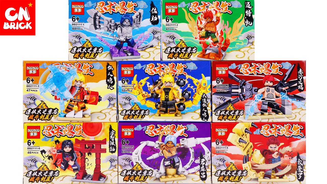 Unoffical LEGO NARUTO ナルト DUODUO DD2111 UNOFFICAL SPEED BUILD