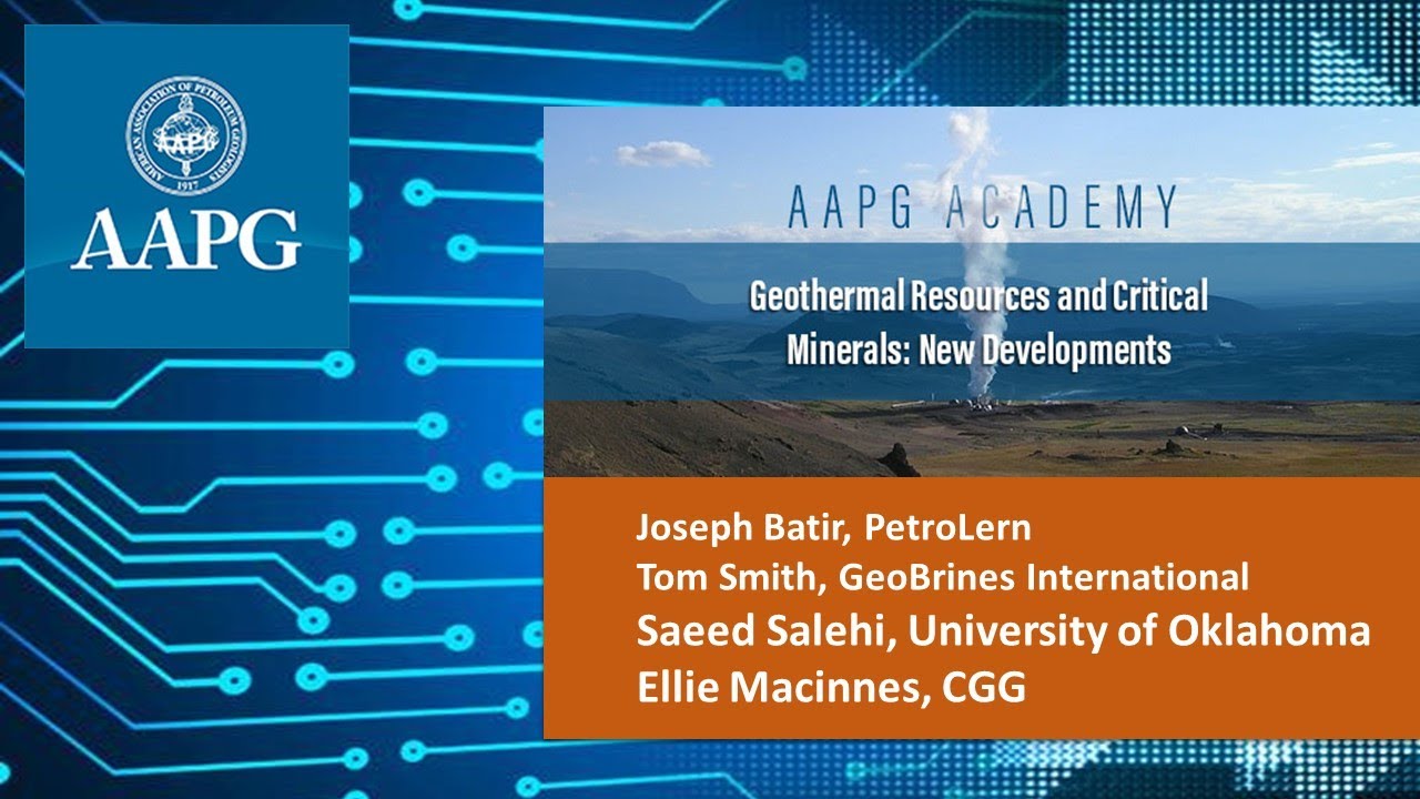 AAPG Academy - Geothermal and Critical Minerals