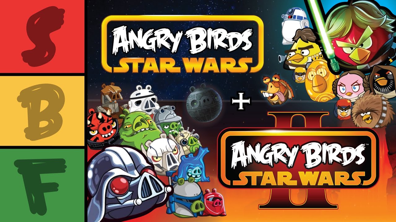 ANGRY BIRDS STAR WARS I + II (Рейтинг ВСЕХ игр серии Angry Birds)