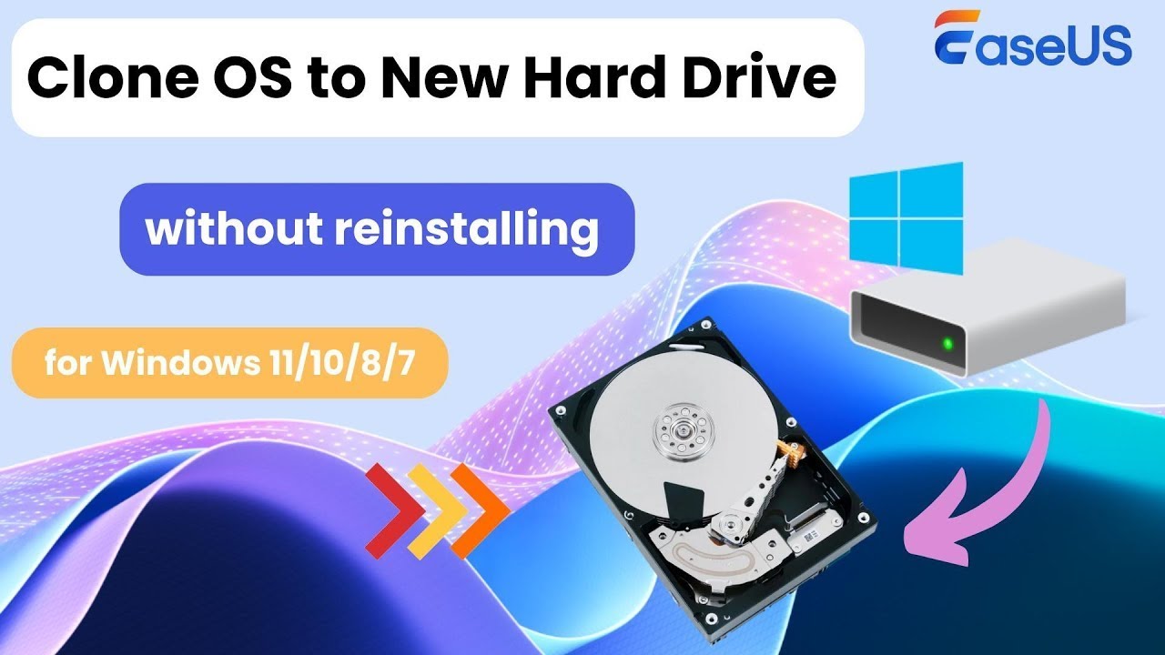 Betriebssystem auf neue Festplatte klonen ohne Neuinstallation (für Windows 11/10/8/7)