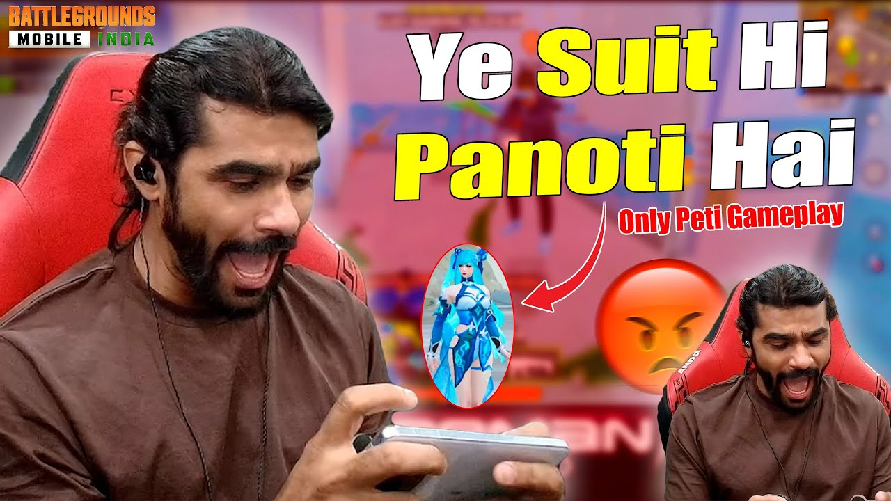 Shreeman vs Panoti Suit Peti + Frustrated Gameplay || Bgmi Funny Gameplay #shreemanlegend