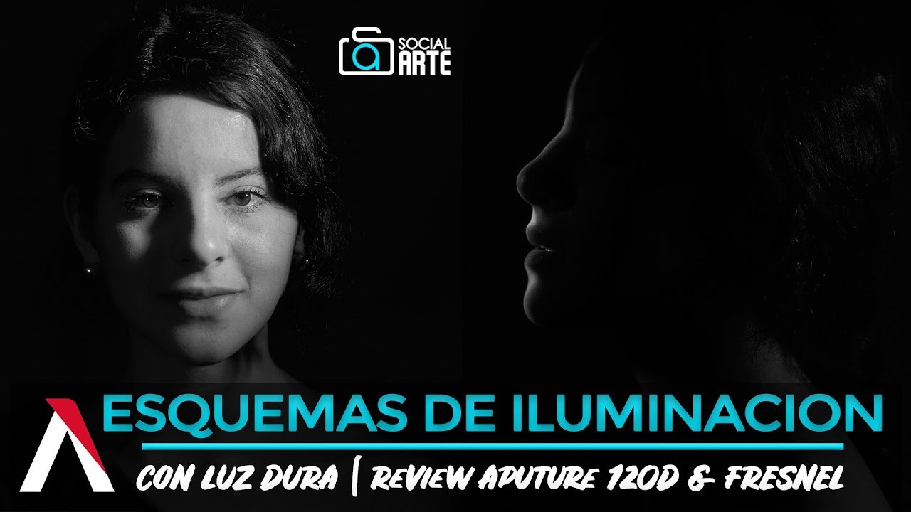ESQUEMAS DE ILUMINACION CON LUZ DURA | REVIEW MODIFICADORES APUTURE
