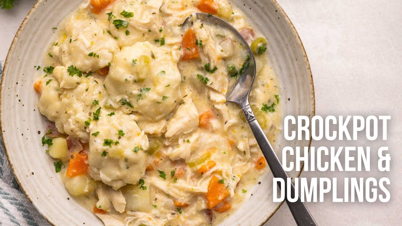 Crockpot Chicken and Dumplings l The Recipe Rebel